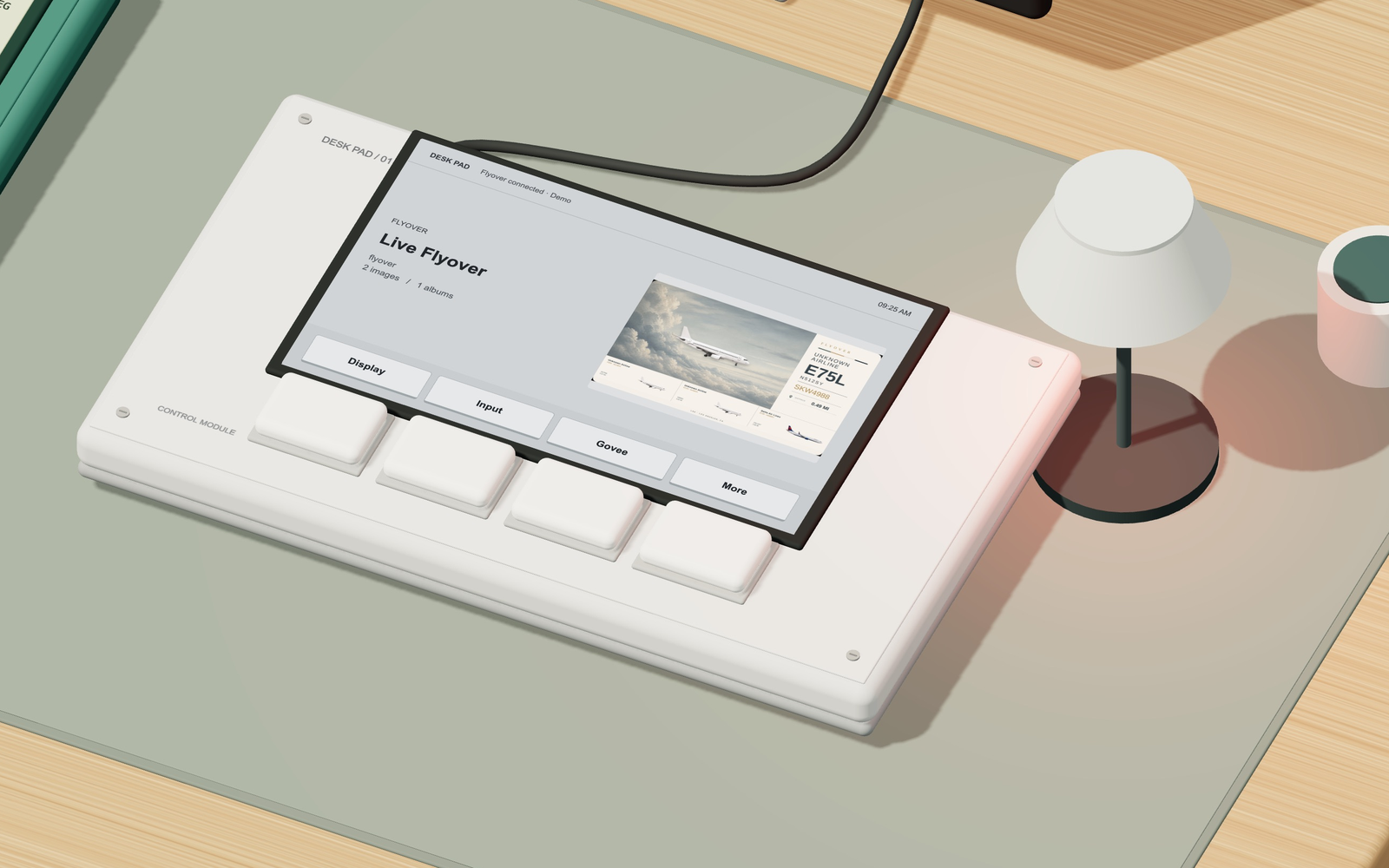 Desk Pad and Calculator 01 in the interactive desk simulator